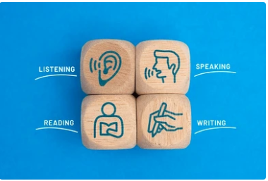 Listening speaking reading writing blocks